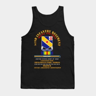 52nd Infantry Regiment - Brave and True - France - WWI Tank Top